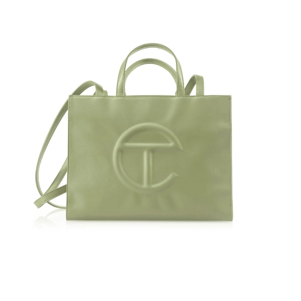 Telfar  “Drab” Olive Green Shopping Bag